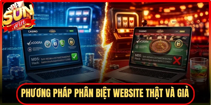 Phương pháp phân biệt website thật và giả